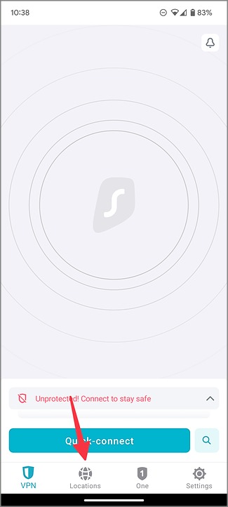检查 Android 上的 vpn 服务器